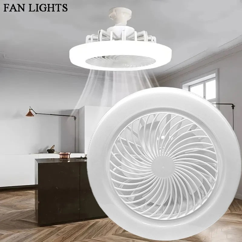 Ceiling LED light fan