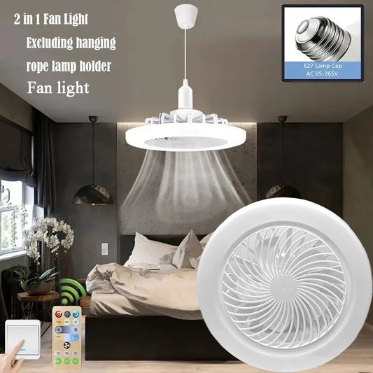 Ceiling LED light fan